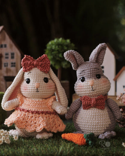 Fred e Lily - Receitas de Amigurumi