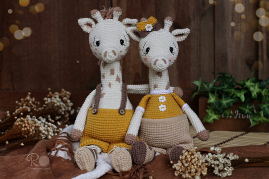 Edu y Duda - Patrón digital de amigurumi
