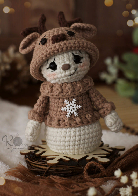 Snow Rudolf - Digital Amigurumi Pattern