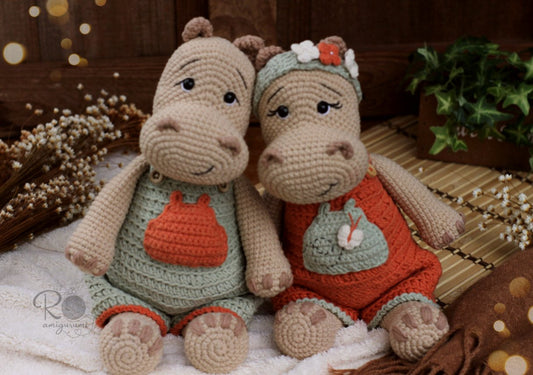 Bartô y Bartolina - Patrón digital de amigurumi
