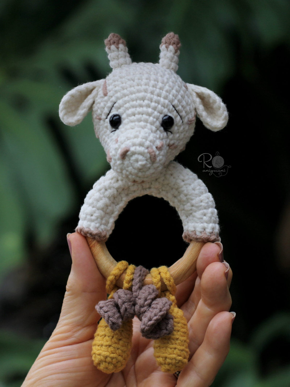 Sonajero Sensorial Dudu - Patrón Digital de Amigurumi