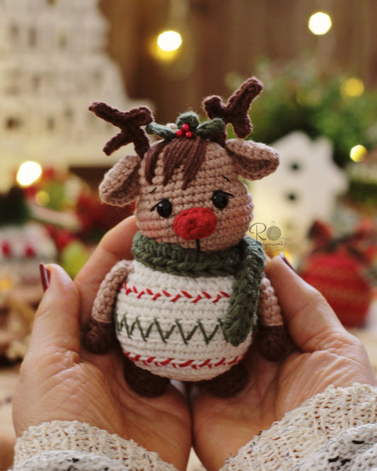 Reindeer Ball - Digital Amigurumi Pattern