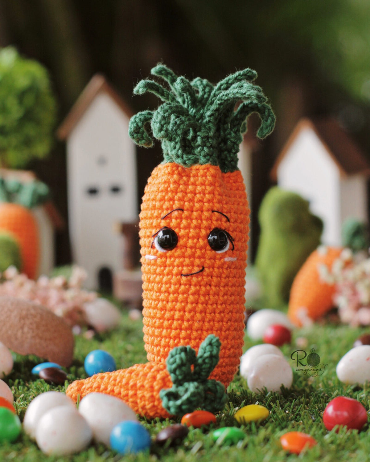 Cenoura e Cenourinha - Receita de Amigurumi