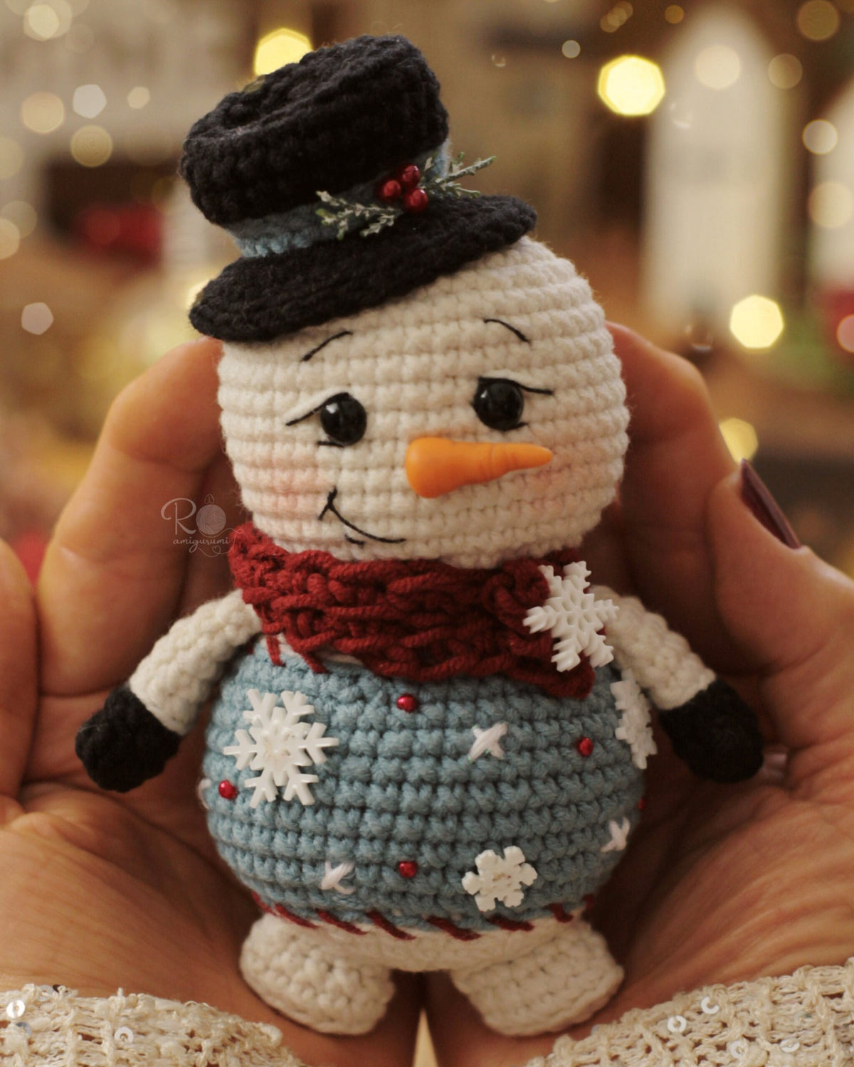 Bola Snow - Receita de Amigurumi