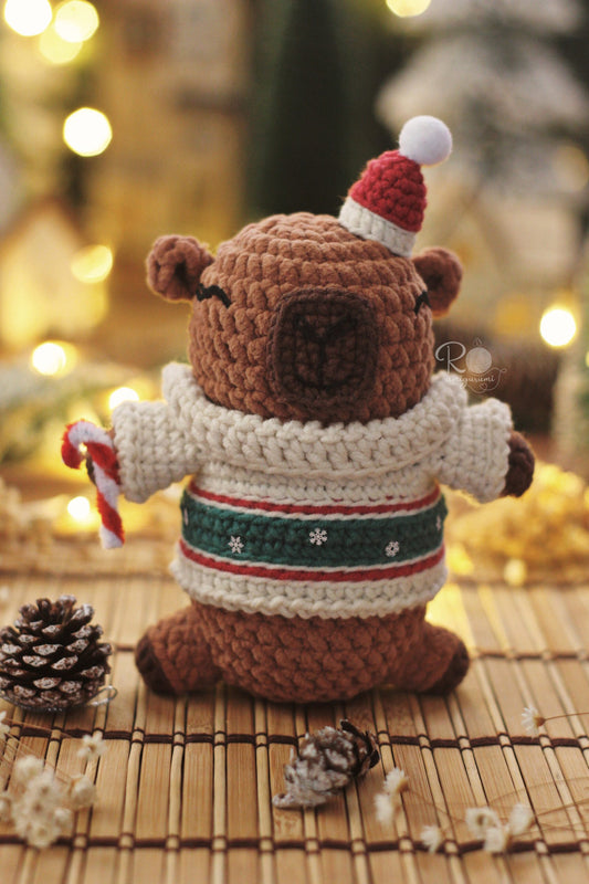 Capigucha Navideña - Patrón Digital de Amigurumi