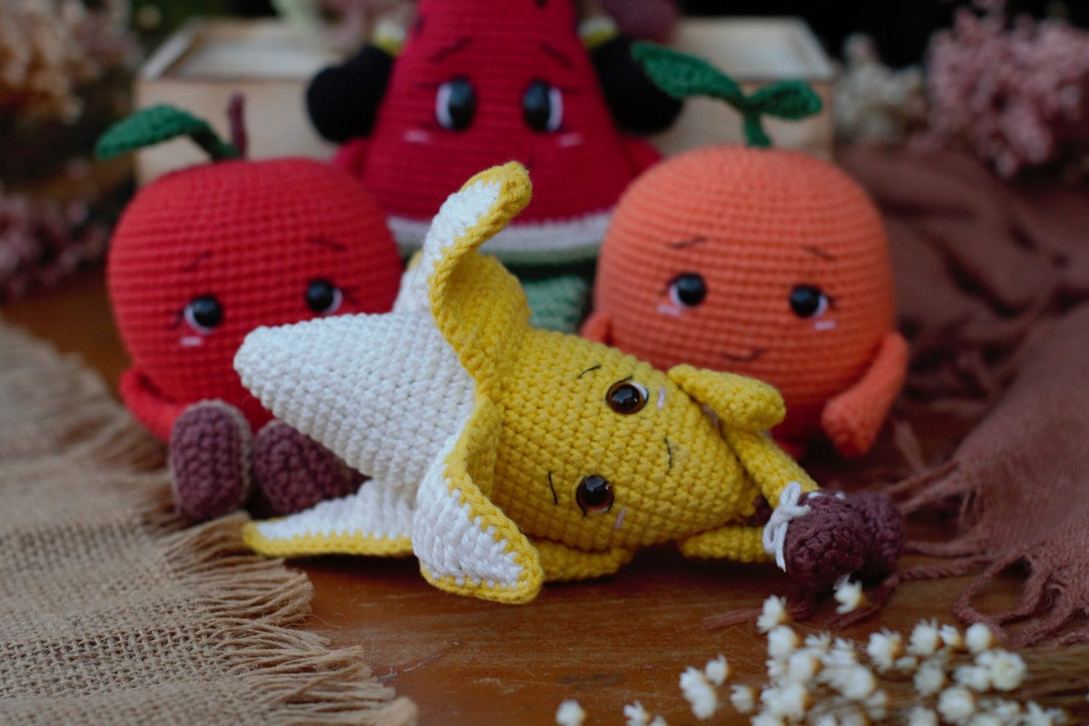 Banana - Receita Digital de Amigurumi