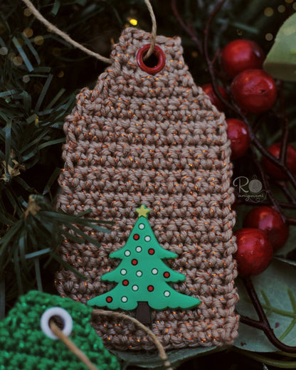 Tag Natalina - Receita Digital de Amigurumi