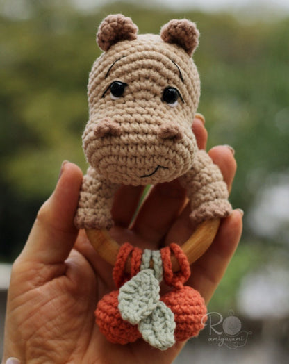 Chocalho Sensorial Bartozinho - Receita Digital de Amigurumi
