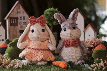 Fred e Lily - Receitas de Amigurumi