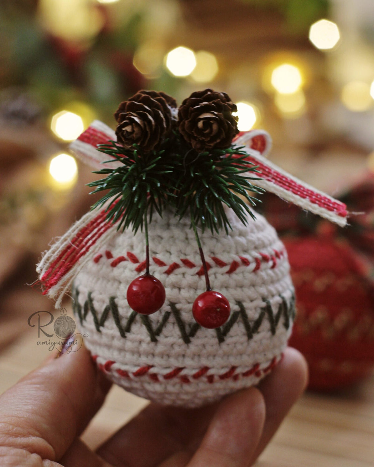 Bola Rena - Receita Digital de Amigurumi